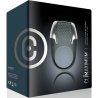 Tyro Vibrating Cock Ring with LED Lights by Climaximum