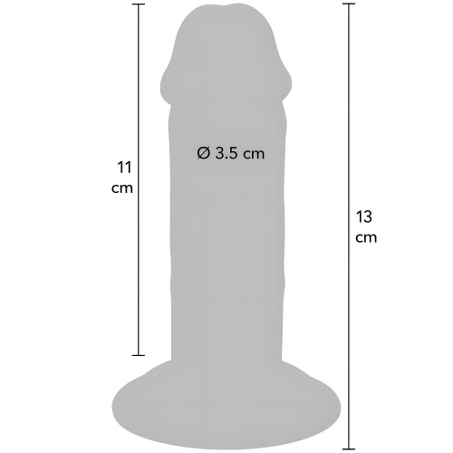 - Dildo Deluxe Dong Grueso De Doble Densidad Tpe 13 Cm