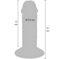 - Dildo Deluxe Dong Grueso De Doble Densidad Tpe 13 Cm