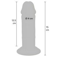 Get Real Dildo Deluxe Dong Grueso De Doble Densidad Tpe 15 Cm