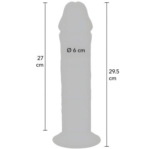 - Dildo Deluxe Dong Grueso De Doble Densidad Tpe 29.5 Cm