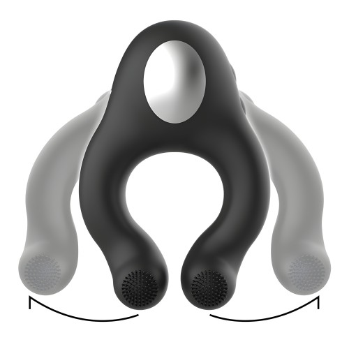Black&Silver Vibrating Ring