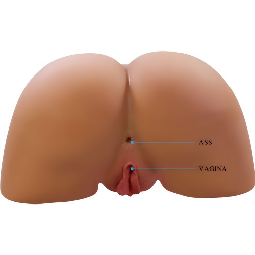 Ilana Realistic Female Butt Vibrator & Suction with Sound