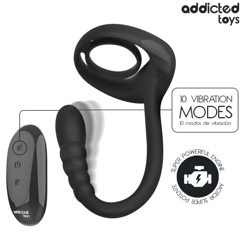 Addicted Toys Vibrating Penis Ring Point·P Remote Control