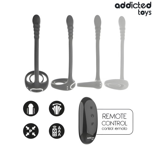 Addicted Toys Vibrating Penis Ring Point·P Remote Control