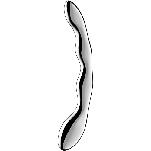 Satisfyer - Cosmic Crest 2 Dildo Acero Inoxidable Doble Uso