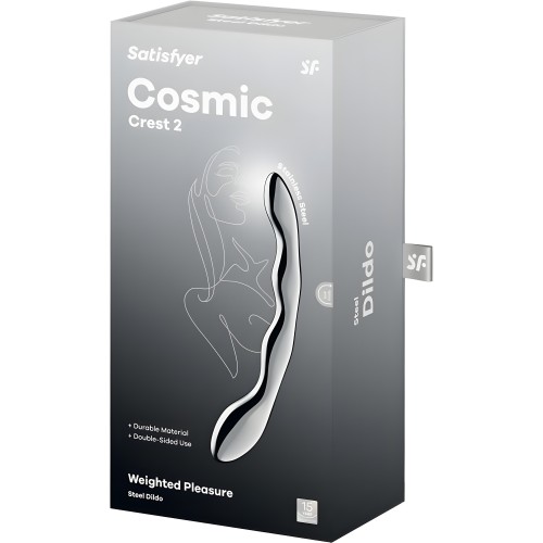 Satisfyer - Cosmic Crest 2 Dildo Acero Inoxidable Doble Uso