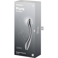 Satisfyer Pure Gravity 1 Stainless Steel Dildo Double Use
