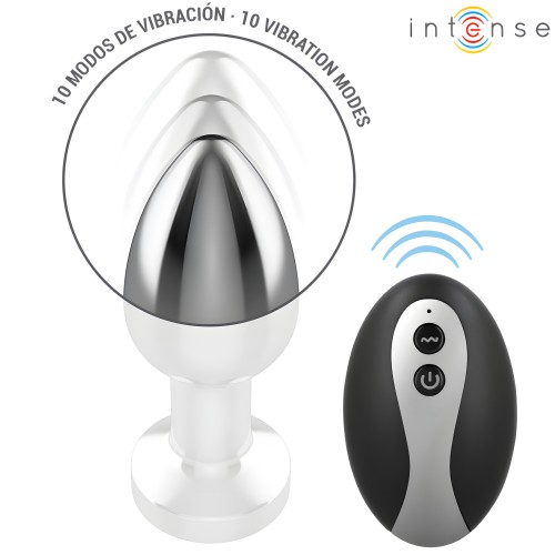 Metal Plug Vibrator with LED Lights - Intense