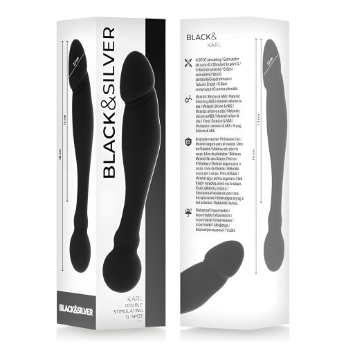 Black&Silver Karl G-spot Dildo