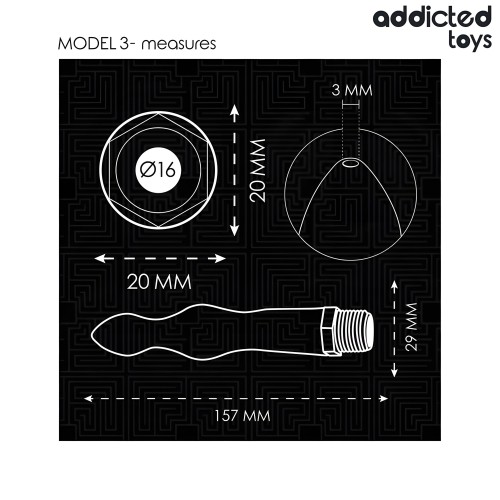 Addicted Toys - Limpiador Anal Con Adaptador Universal Modelo 3
