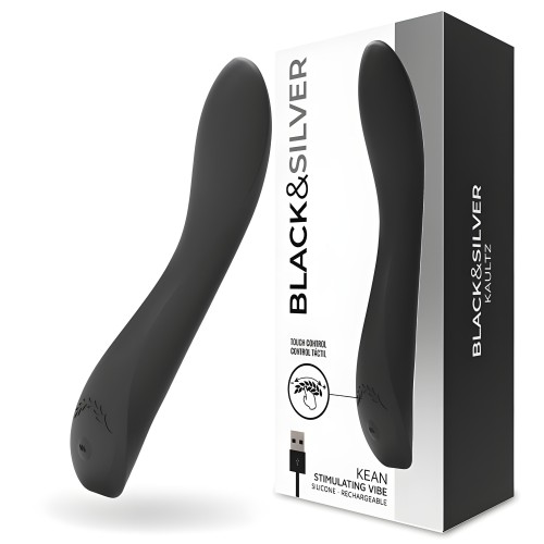 Black&silver Kean Vibrador Control Táctil