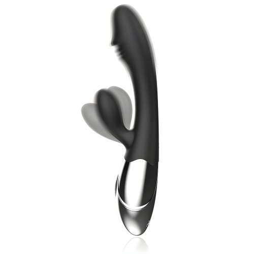 Black&Silver - Kaleb Multi-Function Rabbit Vibrator