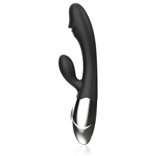 Black&Silver - Kaleb Multi-Function Rabbit Vibrator