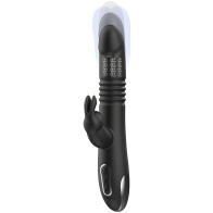 Vibrador Rabbit Kenji - Black&Silver