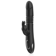 Kenji Rabbit Vibrator - Black&Silver
