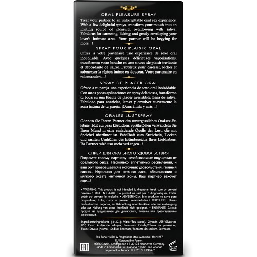 Shunga - Waves Pleasure Spray Oral Seductor Fresa 20 Ml