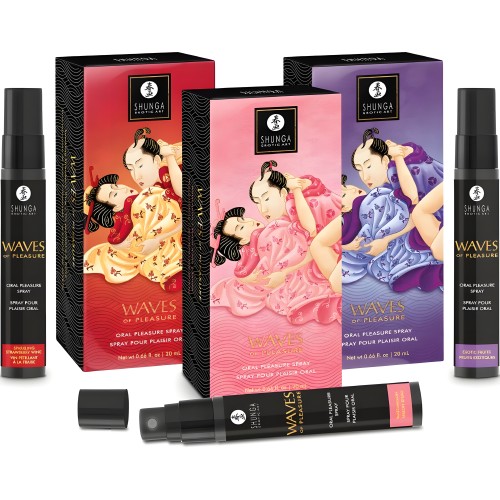 Shunga Waves Pleasure Oral Seductive Spray Strawberry 20 ml