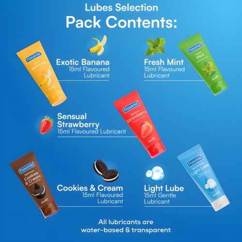 Pasante Variety Flavored Lubricants Pack