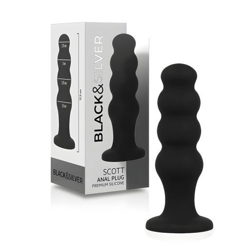 Scott Anal Plug Black Silicone