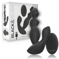 Black&Silver - Cora Plug Prostático Silicona Control Remoto
