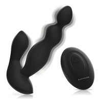 Black&Silver Cora Prostate Plug with Remote Control