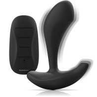 Black&Silver Dwayne Anal Plug Remote Control
