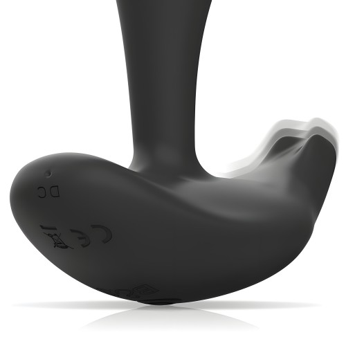 Black&Silver Dwayne Anal Plug Remote Control