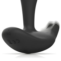 Black&Silver Dwayne Anal Plug Remote Control