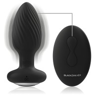 Black&silver - Wells Rotator Anal Plug