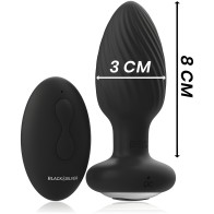 Black&silver - Wells Rotator Anal Plug