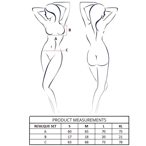 Passion Resilque Bra + Thong Set