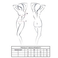 Passion Tivolea Set Sujetador + Tanga - Lencería Elegante