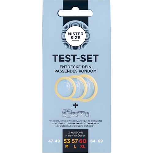 Mister Size Condom Test Set with Measuring Tape