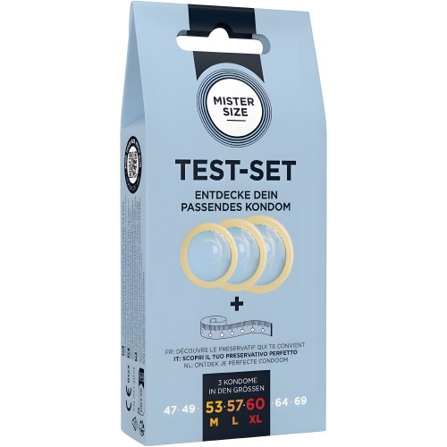 Mister Size Condom Test Set with Measuring Tape