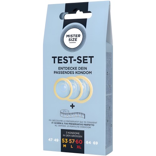 Mister Size Condom Test Set with Measuring Tape