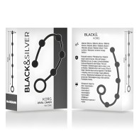 Black&Silver Korg Anal Beads for Beginners