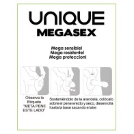 Uniq Megasex Sensitive Latex-Free Condoms 3 Pack