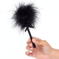 Secret Play Mini Black Feather Duster - Sensual Playtime