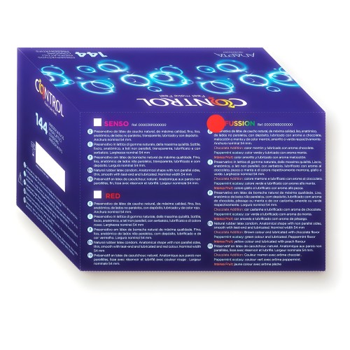 Control Condoms - Adapta Fusion Pack 144 Units
