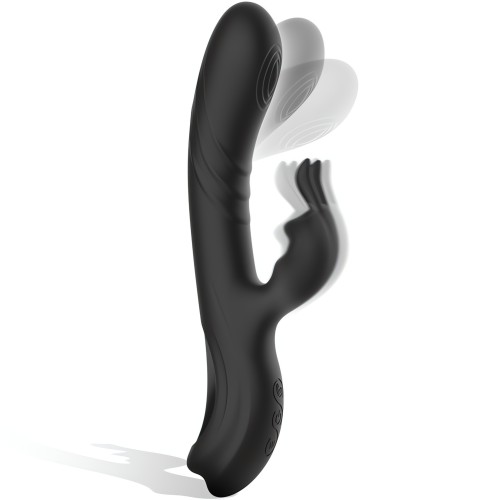 Jamie Vibrador Rabbit Black&Silver