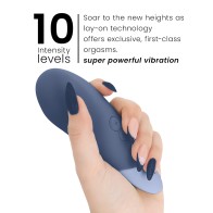 Vibe Vibrador Lay-on Silencioso Azul Oscuro | Womanizer