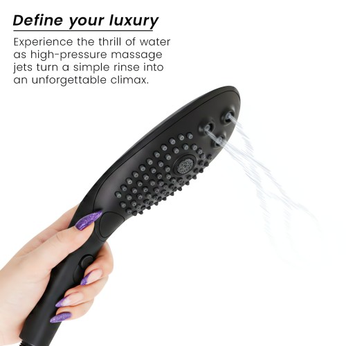 Womanizer Wave Shower Head Clitoral Stimulator - Black