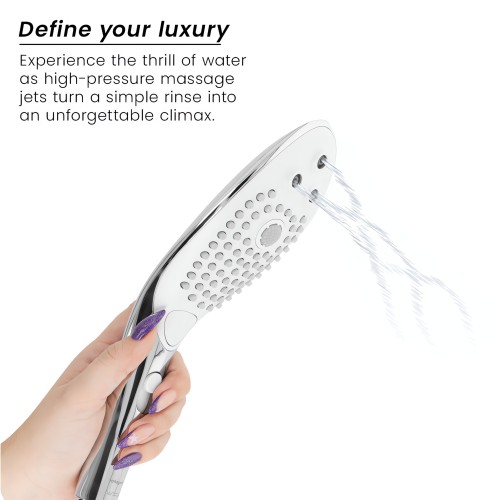 Womanizer Wave Shower Head Clitoral Stimulator - Silver
