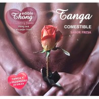 Edible G-String + 2 Nipple Covers Strawberry