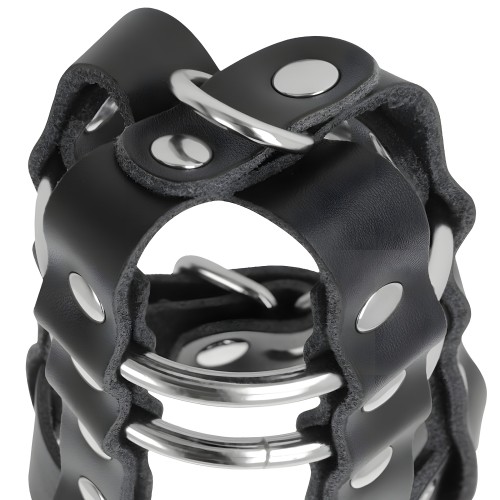 Darkness Vegan Leather Chastity Cage