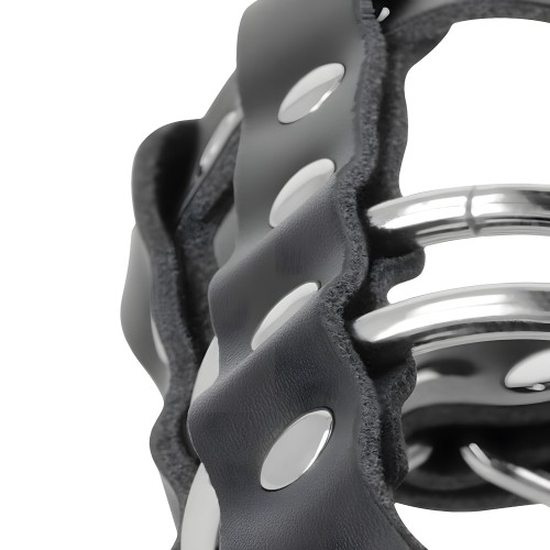 Darkness Vegan Leather Chastity Cage
