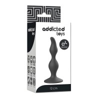 Plug Anal Sexuales 12 Cm Negro Addicted Toys