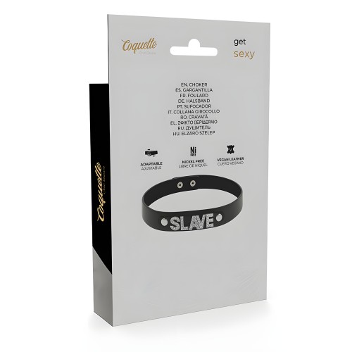 Coquette Vegan Leather Choker
