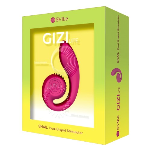 Gizi Lite Vibrador Dual Punto G Rosa